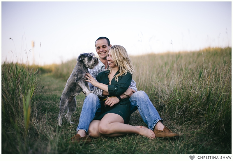 Michele & Matt, (and Maggie too!) Engagement Session Tift Nature Preserve, Buffalo NY