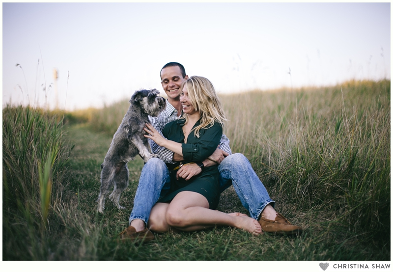 Michele & Matt, (and Maggie too!) Engagement Session Tift Nature Preserve, Buffalo NY