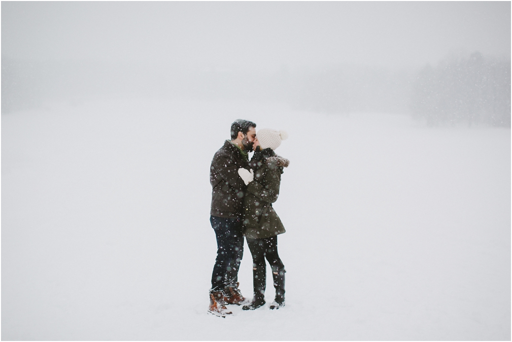 snowy engagement session buffalo wedding photographers winter engagement session at chestnut ridge park