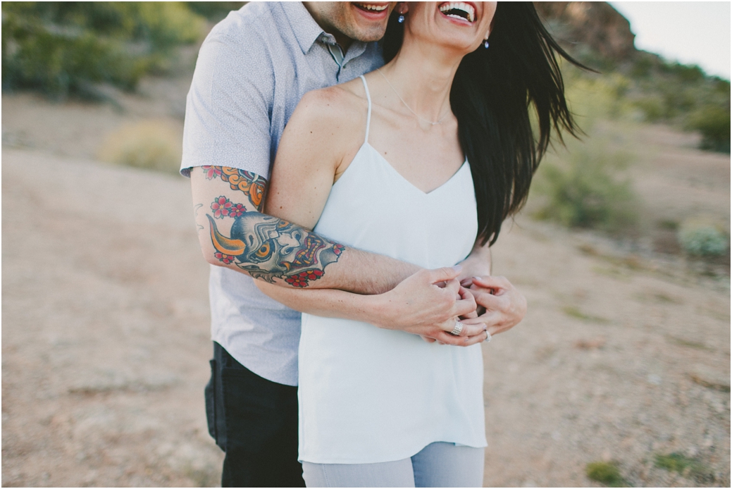 Engagement session in Scottsdale, AZ Papago Park