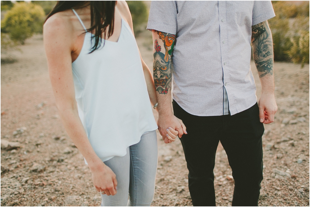 Engagement session in Scottsdale, AZ Papago Park