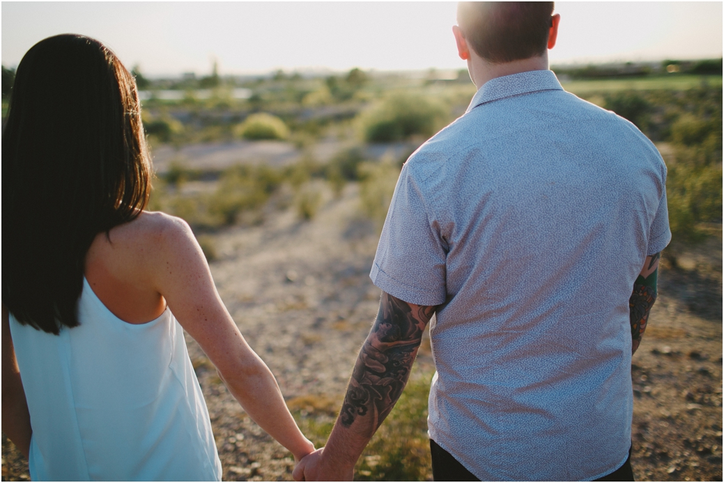 Engagement session in Scottsdale, AZ Papago Park