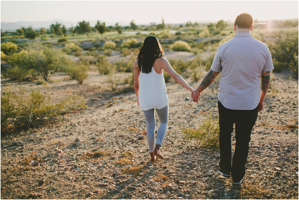 Engagement session in Scottsdale, AZ Papago Park