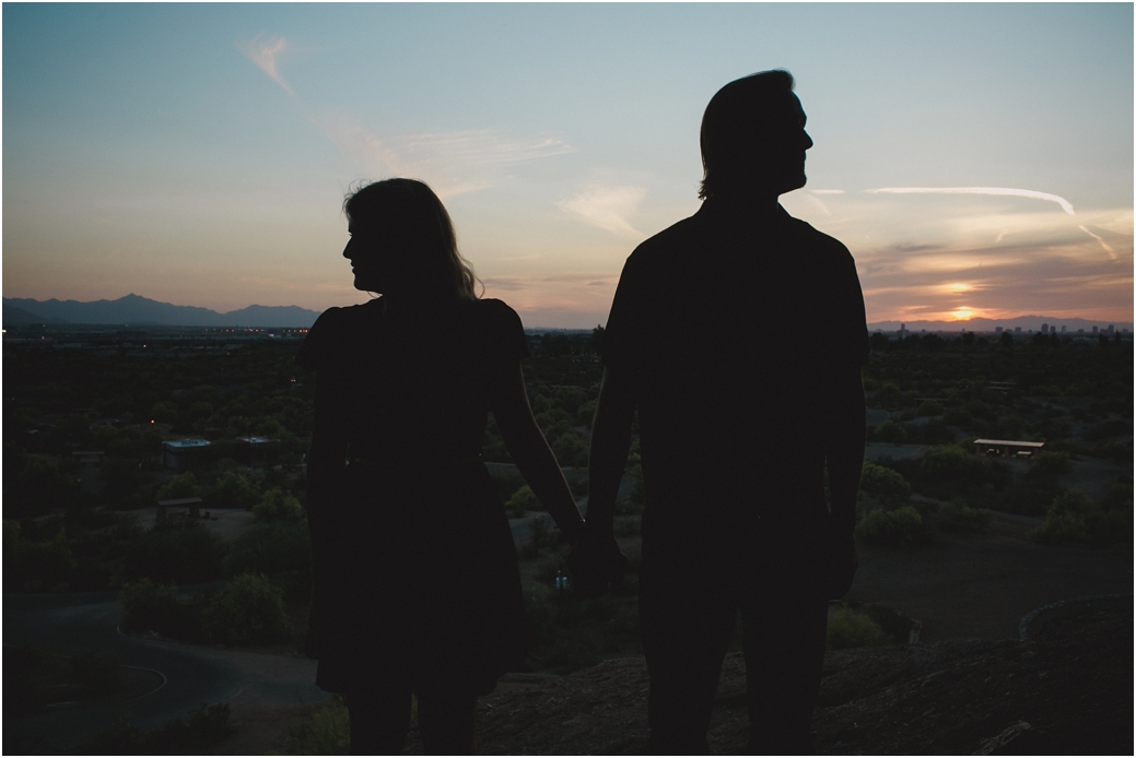 Scottsdale Wedding Photographer Engagement session at Papago Park