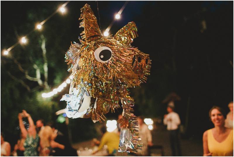 piñata at a wedding