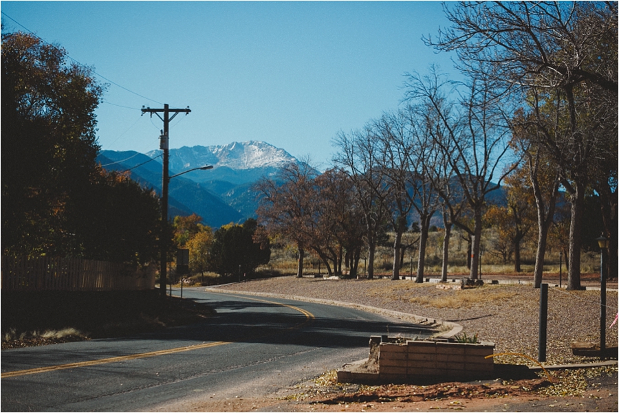 View of Pikes Peak Manitou Springs