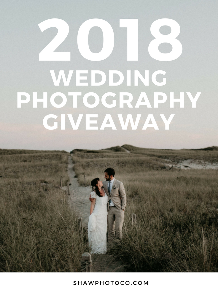 2018 Wedding Photography Giveaway