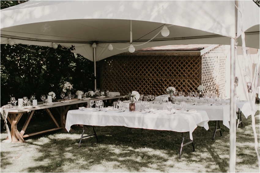 Intimate Backyard Wedding. Upstate New York Wedding Photographer. Shaw Photography Co. 