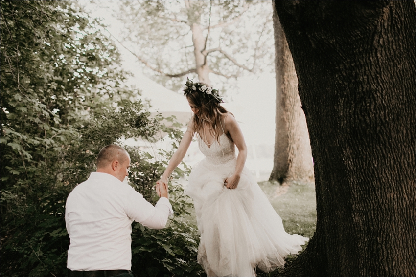 Intimate Backyard Wedding. Upstate New York Wedding Photographer. Shaw Photography Co. 