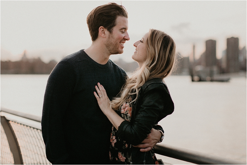 Shauna & Pat | Engagement Session in Greenpoint, Brooklyn