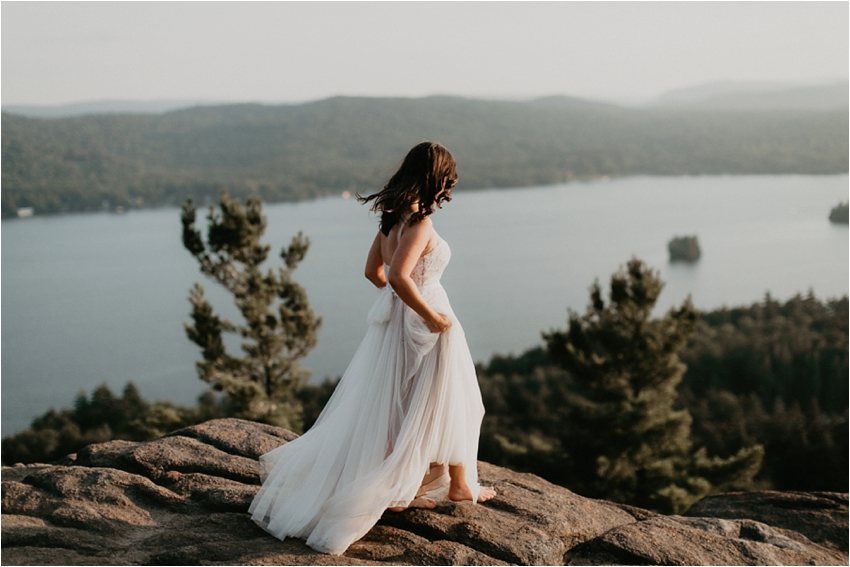 Molly and Steve | Day after session on Rocky Mountain in Inlet, ADK