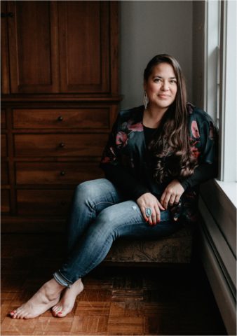 Lydia Maybe from a Tribe Up North Branding Photos By Shaw Photography Co.