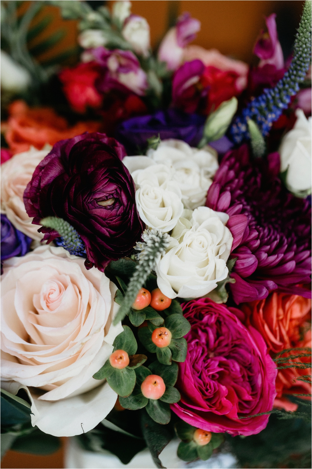 Bright and colorful bouquet | Burchfield Penney Wedding in Buffalo, New York