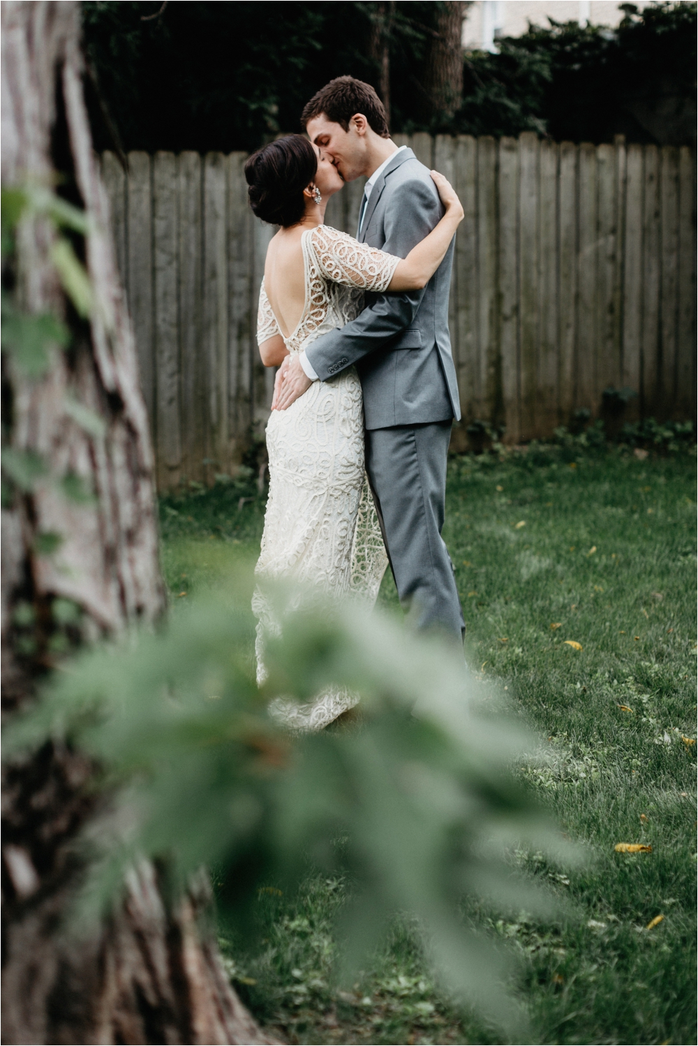 First look with a bride in Rue De Seine | Burchfield Penney Wedding in Buffalo, New York