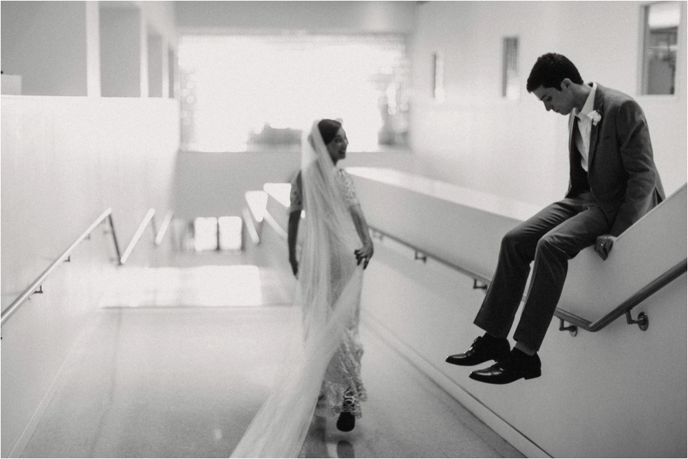 Black and white bride and groom portrait | Shaw Photo Co. Buffalo Wedding Photography