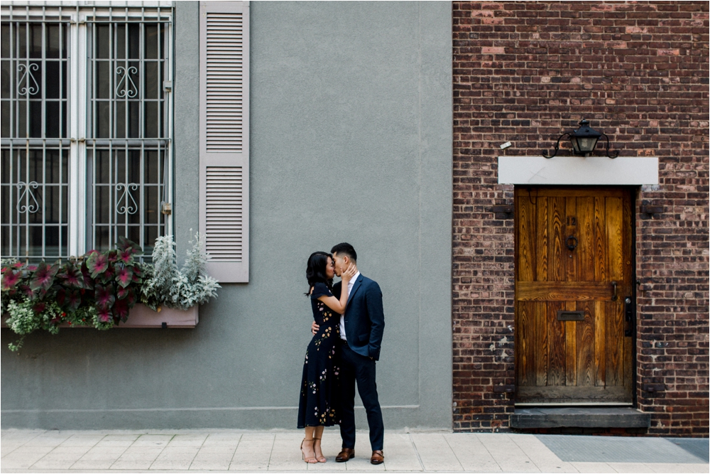 Engagement Session at the Washington mews in new york city