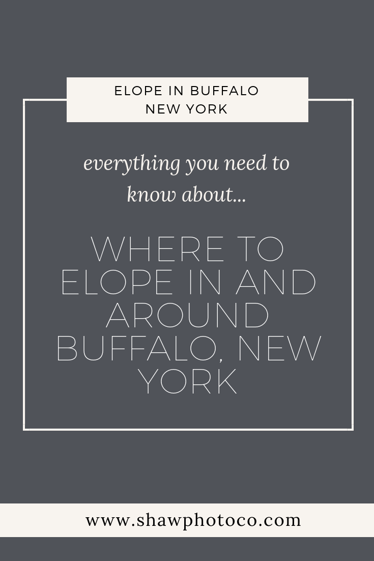 Where to elope near Buffalo, New York