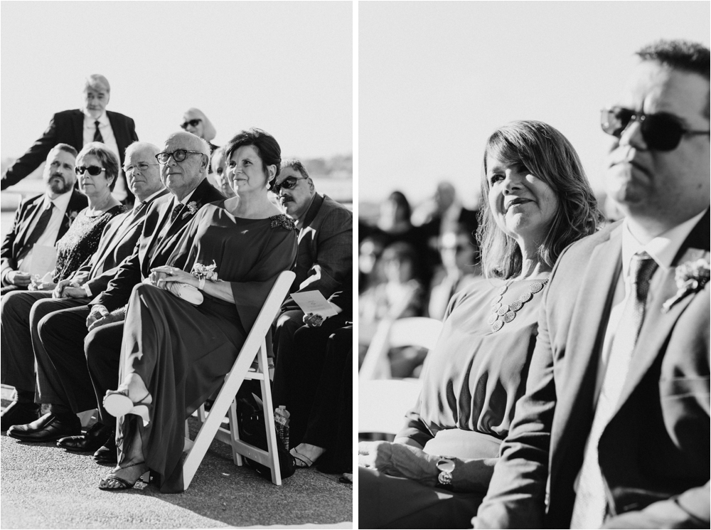 Ceremony at the Frank Lloyd Wright Fontana Boathouse in Buffalo, New York. | Shaw Photo Co.