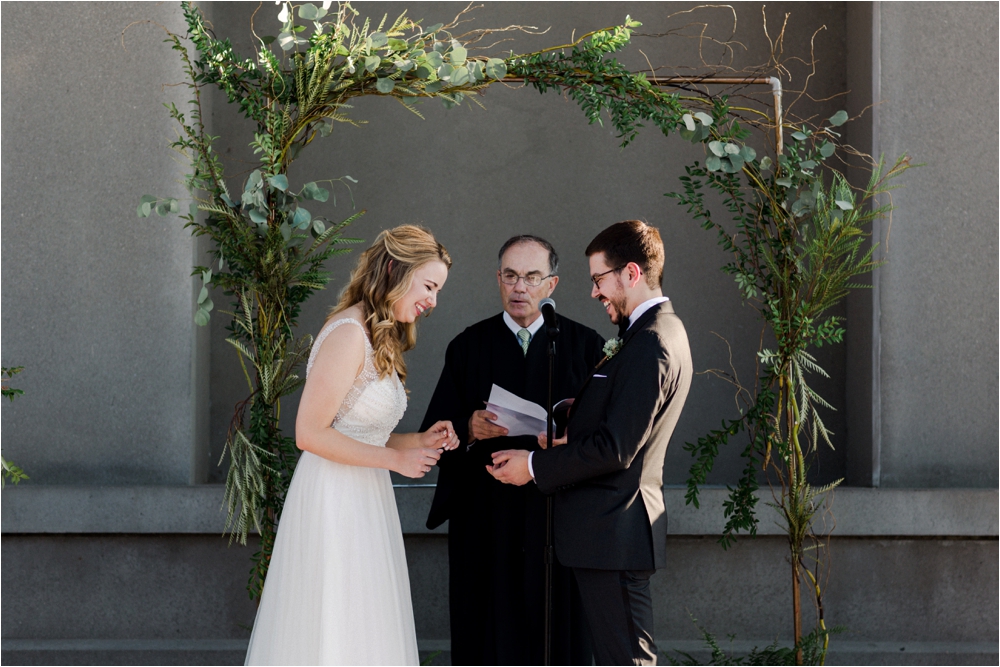 Greenery arch by Flowers By Nature | Shaw Photo Co.