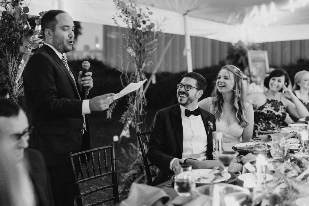 Reception at the Frank Lloyd Wright Fontana Boathouse in Buffalo, New York. | Shaw Photo Co.