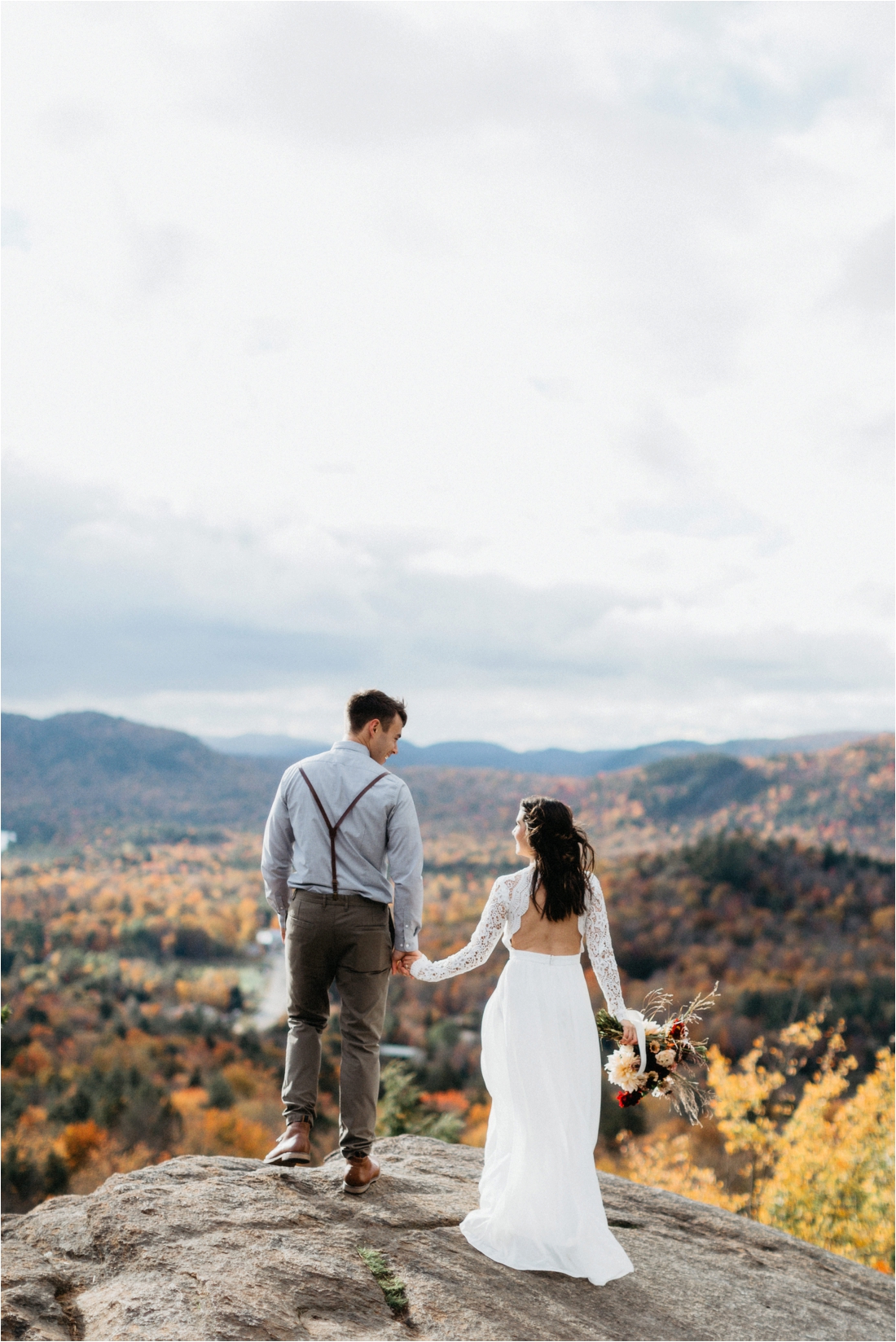 Fall Elopement on Rocky Mountain, Inlet, Adirondack Wedding Photographers