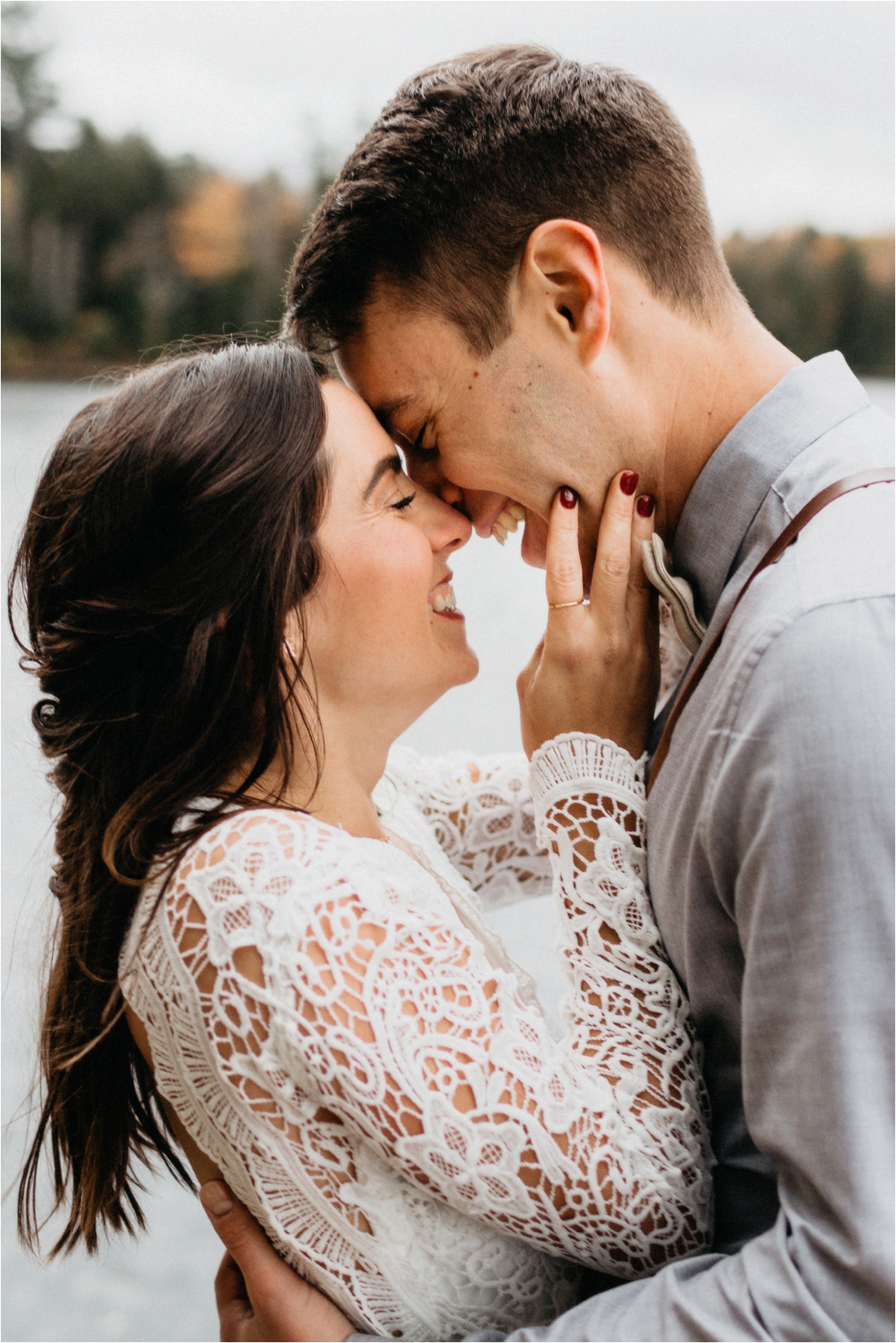 Elopement on Rocky Mountain near Inlet, Adirondacks | Shaw Photo Co.