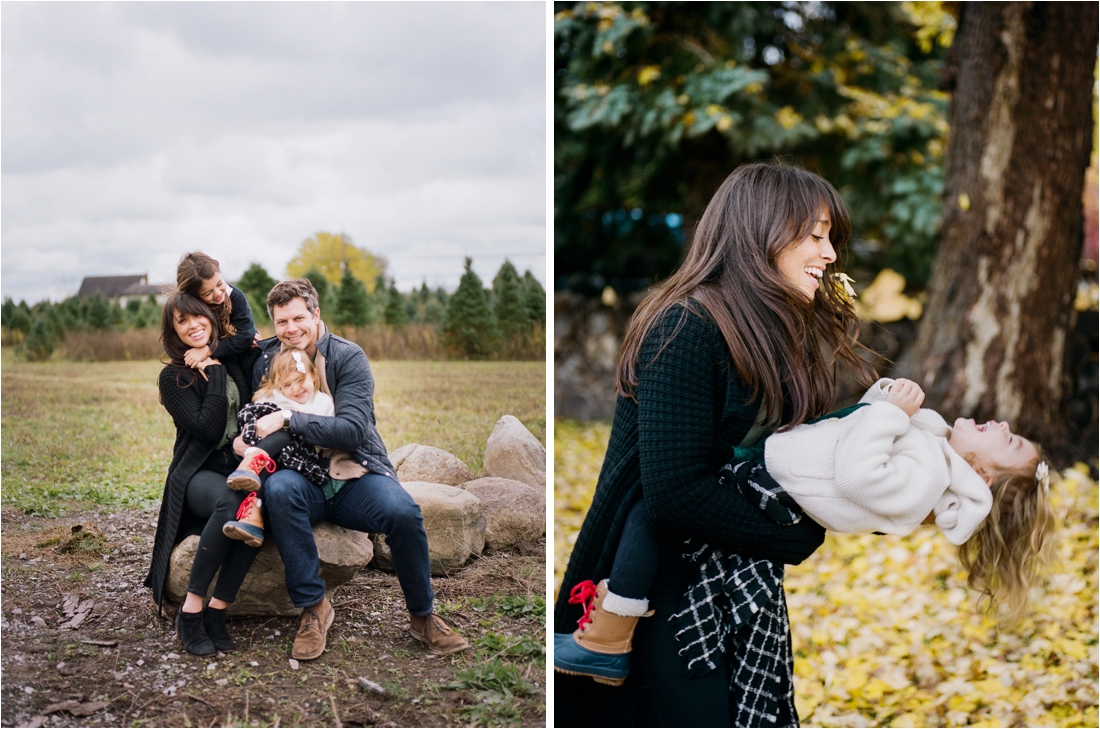 Film Family Photos Session at a Christmas Tree Farm in Buffalo, New York | Shaw Photo Co.