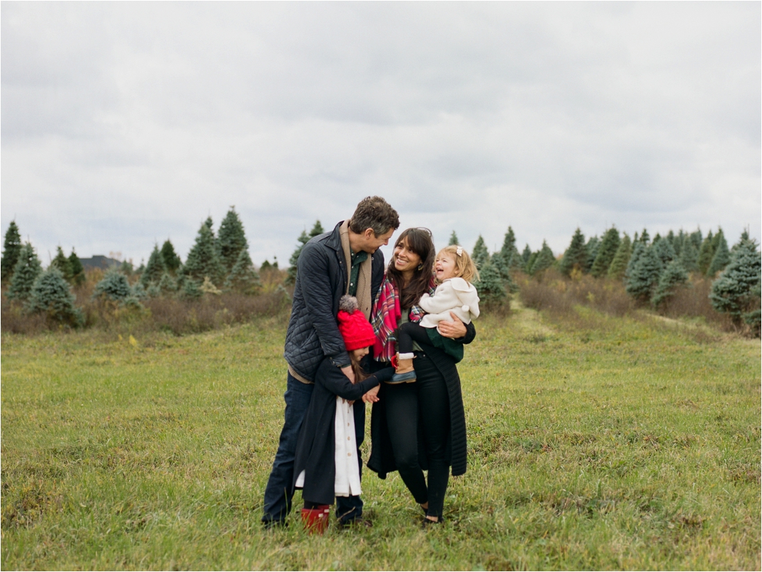 Film Family Photos Session at a Christmas Tree Farm in Buffalo, New York | Shaw Photo Co.