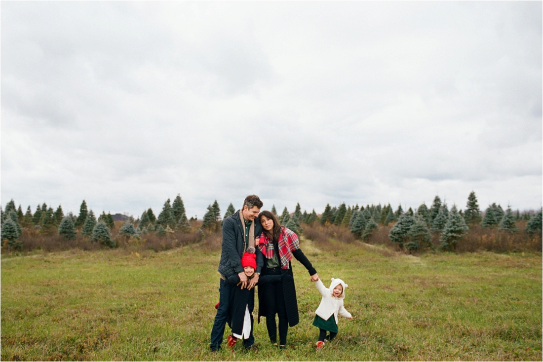 Film Family Photos Session at a Christmas Tree Farm in Buffalo, New York | Shaw Photo Co.
