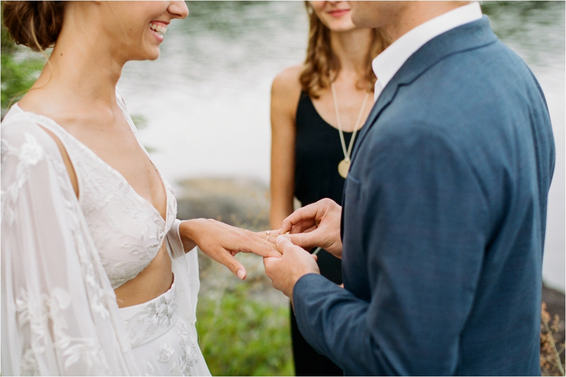 Bride in Coachella Gown by L’Eto Bridal