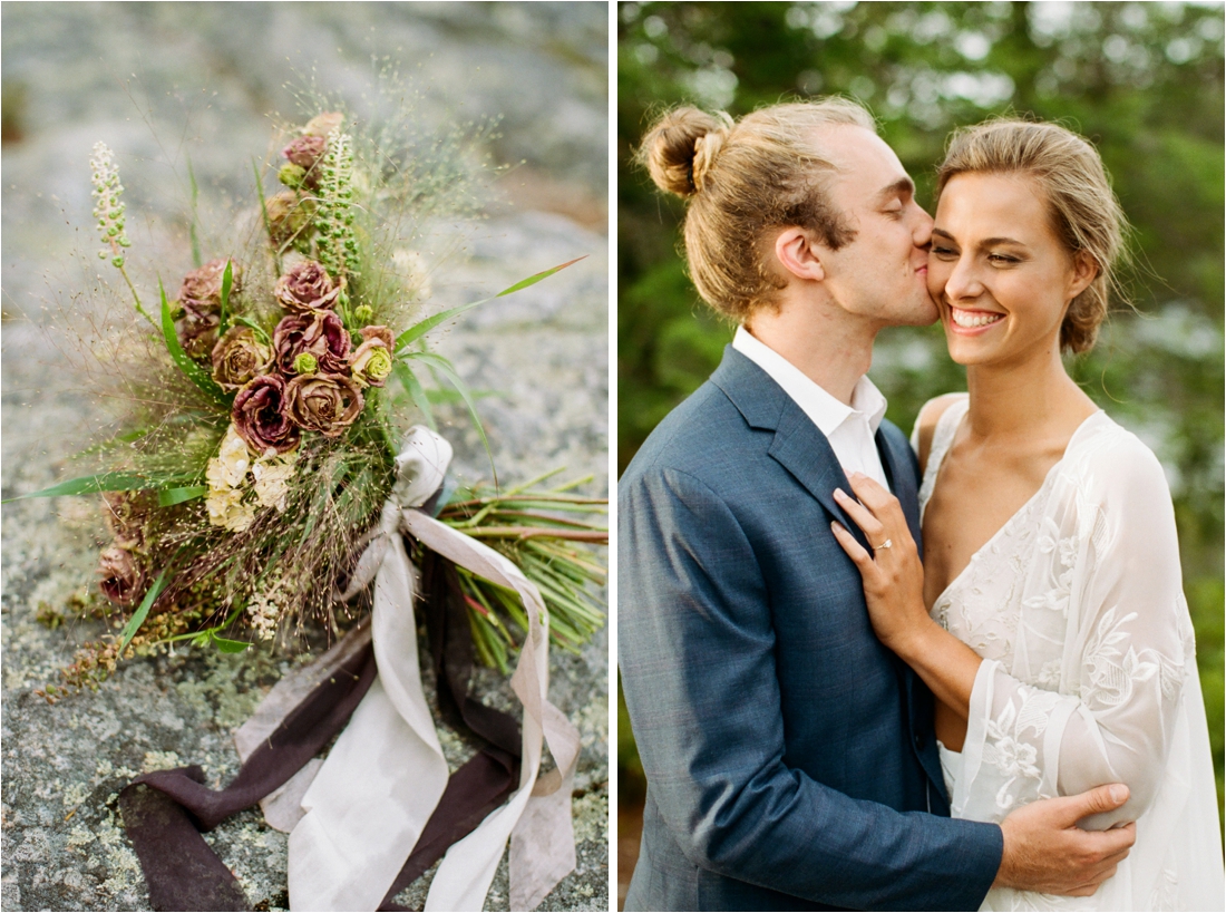 Bride in Coachella Gown by L’Eto Bridal