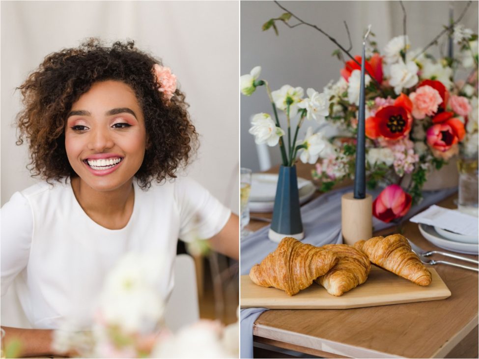 A spring styled shoot in Buffalo, NY, with planning by Parkdale Please