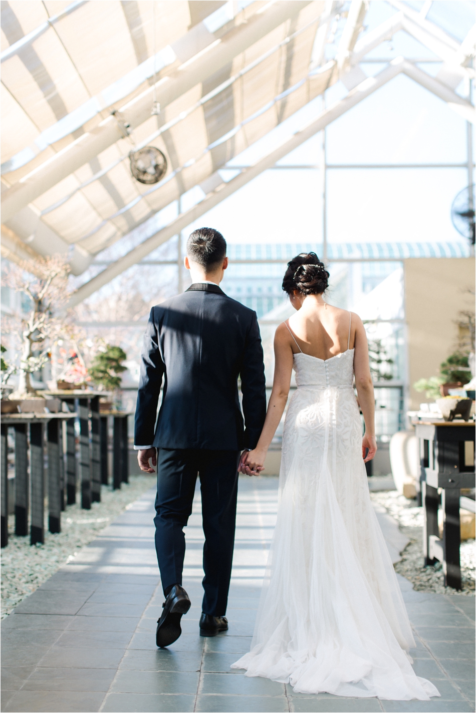 Wedding Ceremony at Brooklyn Botanic Gardens by Shaw Photo Co.