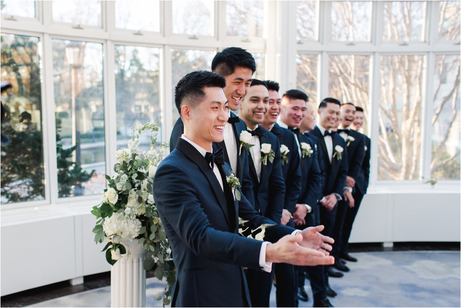 Wedding Ceremony at Brooklyn Botanic Gardens by Shaw Photo Co.