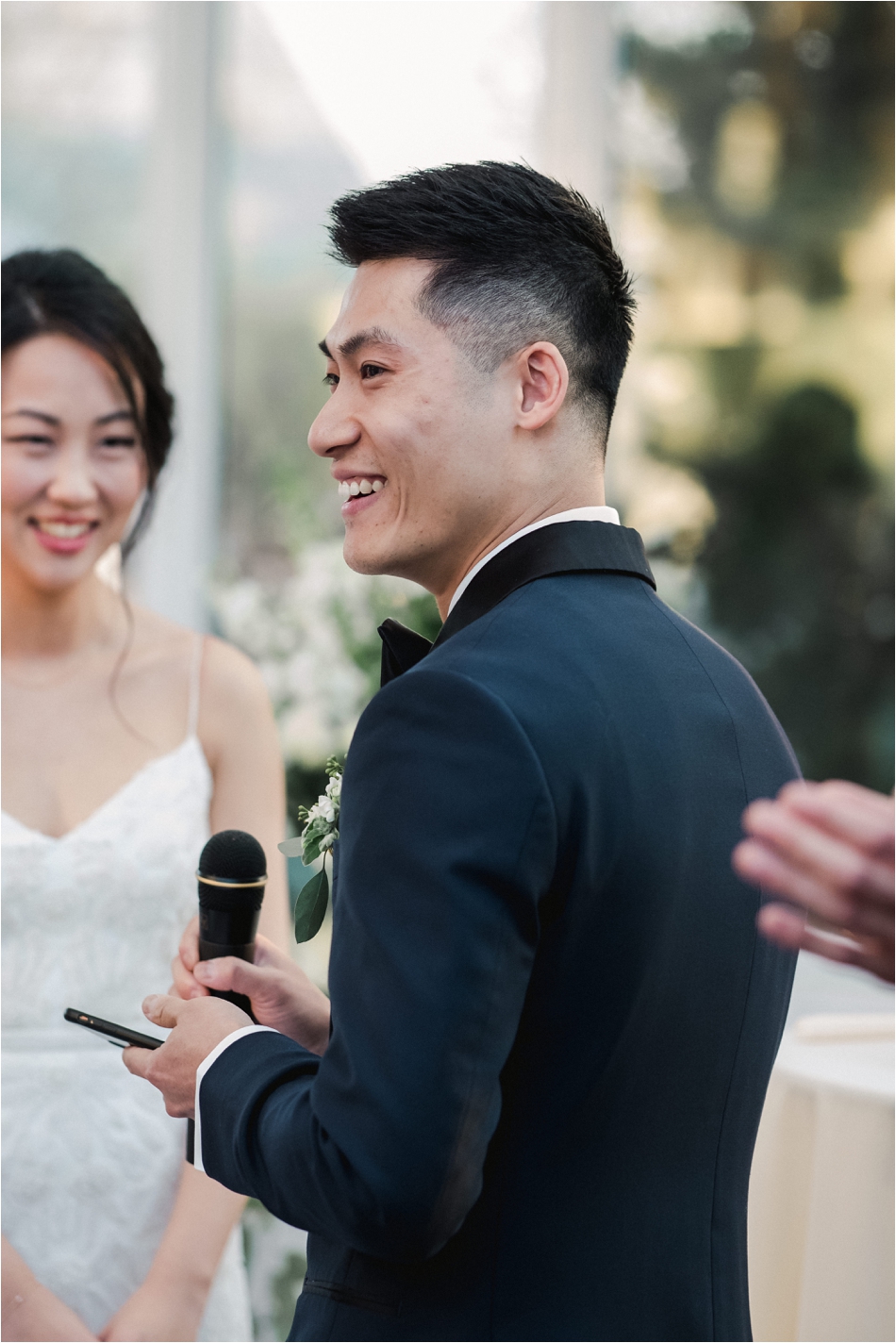 Wedding Ceremony at Brooklyn Botanic Gardens by Shaw Photo Co.