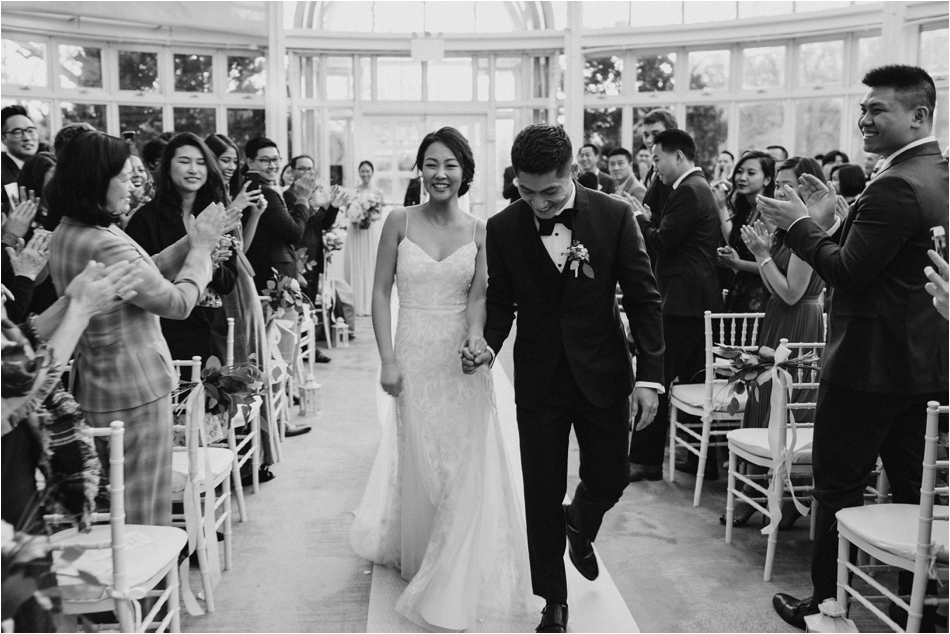 Wedding Ceremony at Brooklyn Botanic Gardens by Shaw Photo Co.