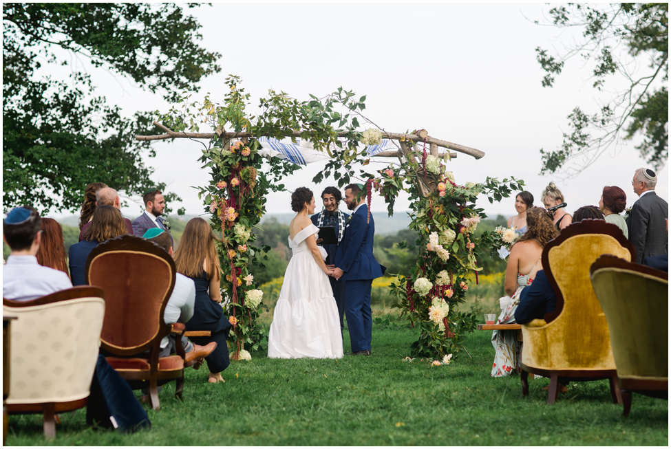 Floral Chuppah by Fern Croft studio in Buffalo