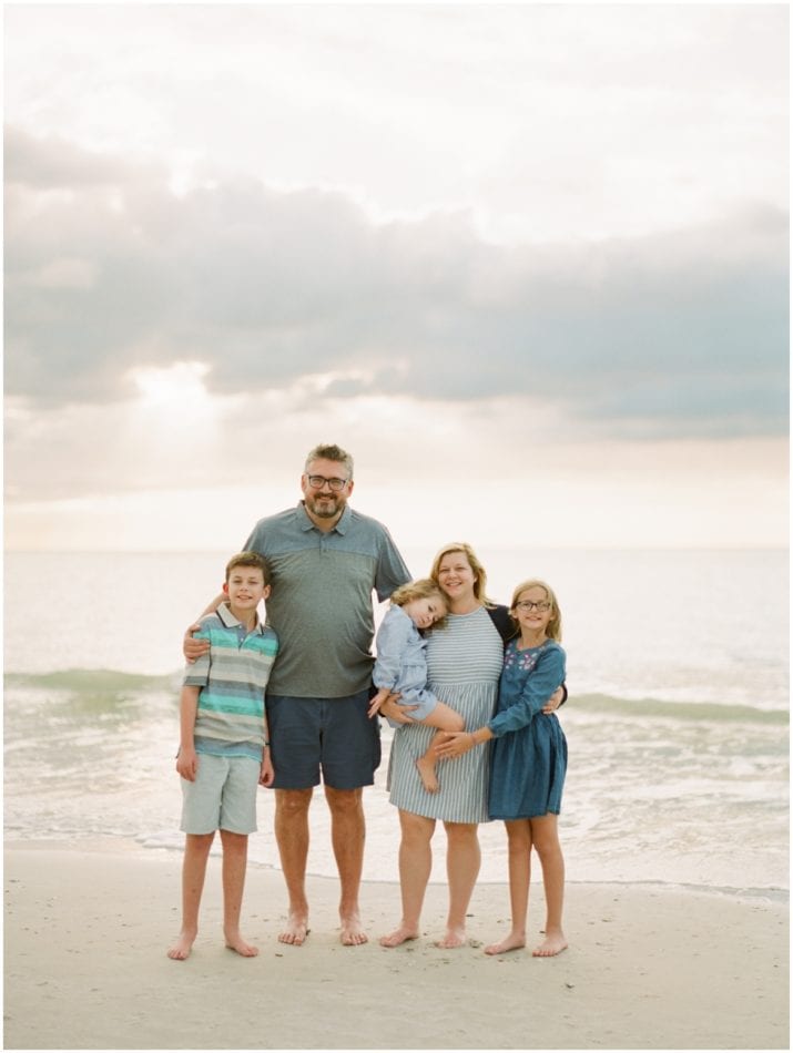 FAMILY AT THE NAPLES PIER