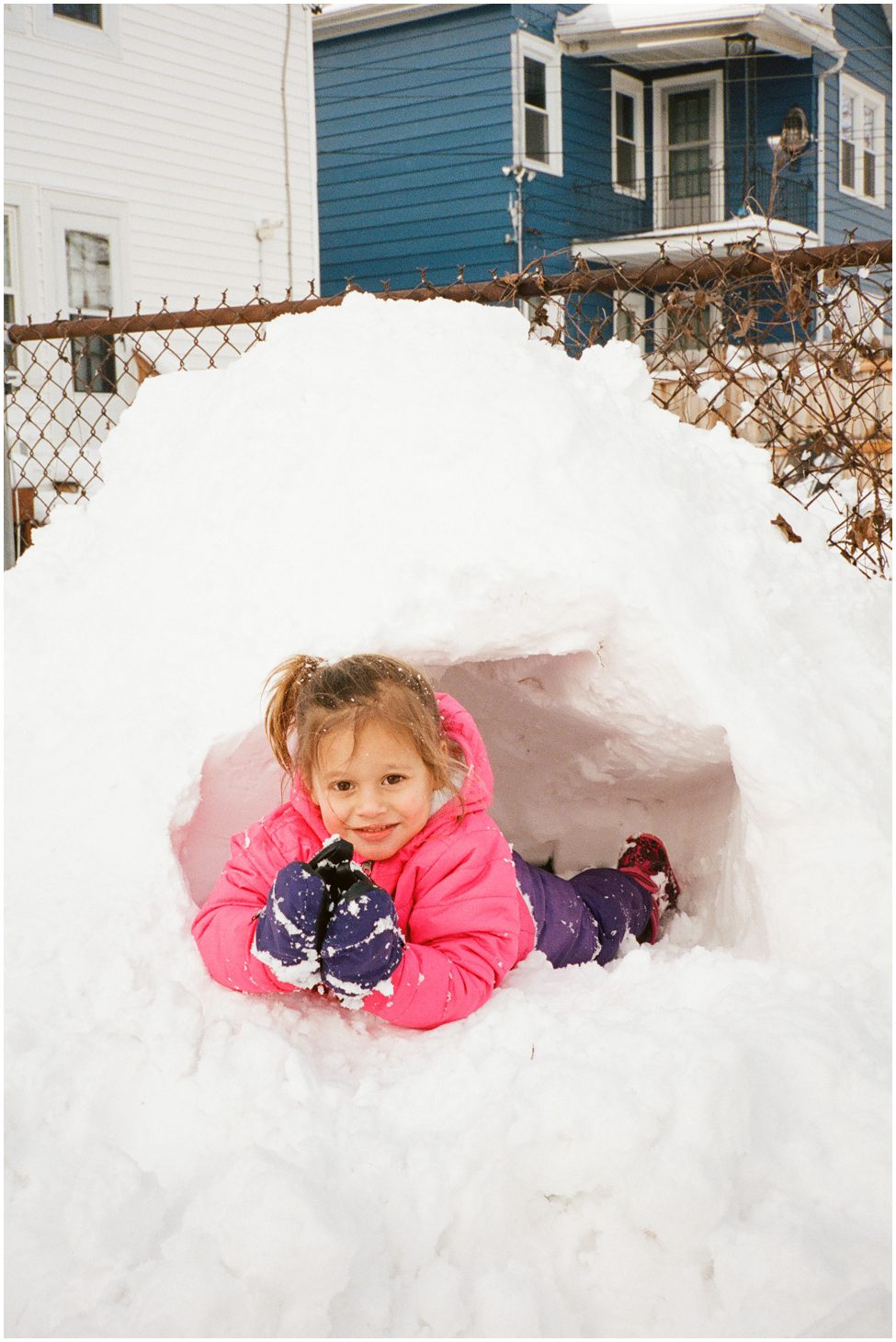 Personal Family Photos in Buffalo New York Snow Day