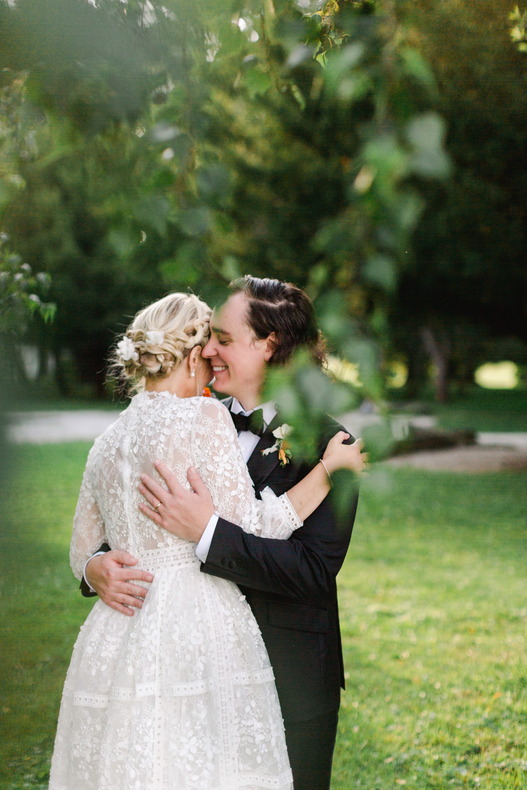 Bride in the Evangelina Gown by Costello’s Bridal