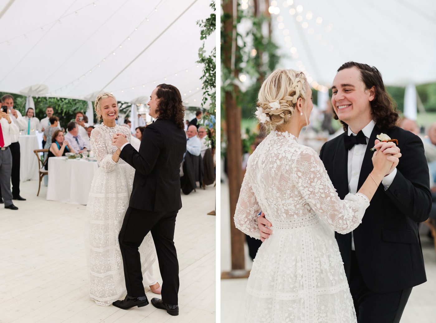 Couples first dance at Knox Farm