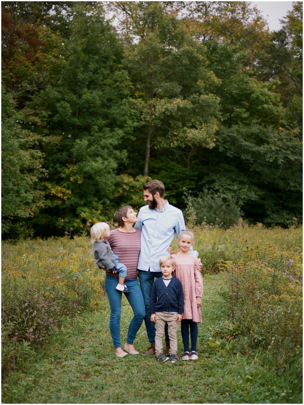 Winkler Family | Backyard Family Session | West Falls, New York