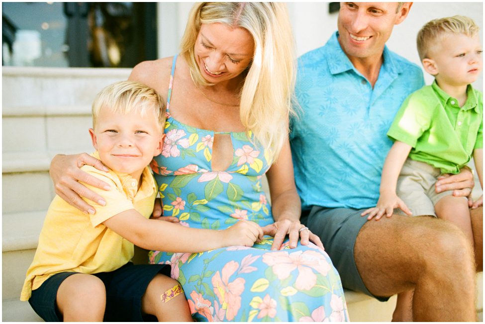 Downtown Naples Colorful Family Session