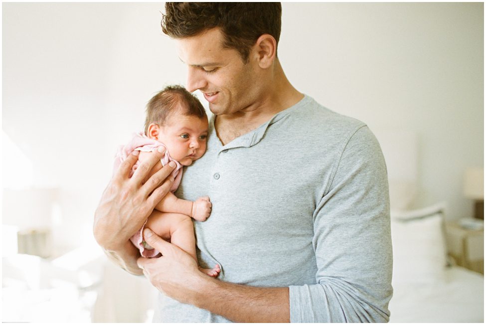 dad and newborn photography naples florida