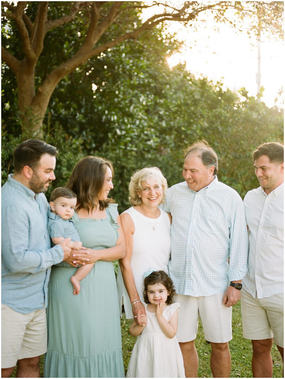 Downtown Naples Florida Family Session